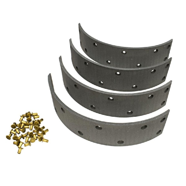 Aftermarket Brake Lining Kit RE227939 fits J D 520 530 620 630 70 80 AR604R - main